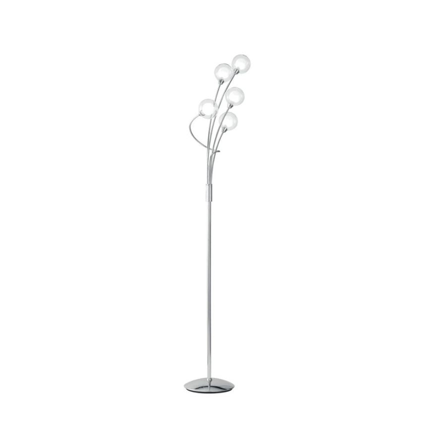 Piantana sfere doppio vetro struttura metallo cromato 5XG9 non incl. BLOG Piantana sfere doppio vetro struttura metallo cromato 5XG9 non incl. BLOG